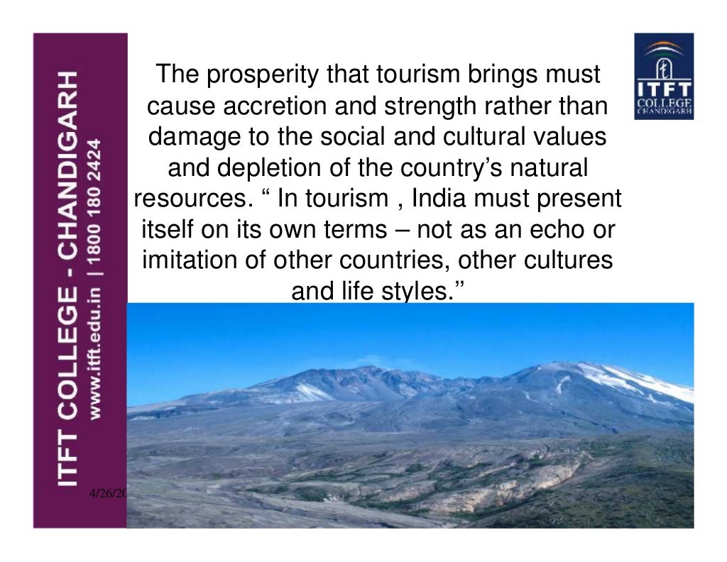 tourism policy 1982