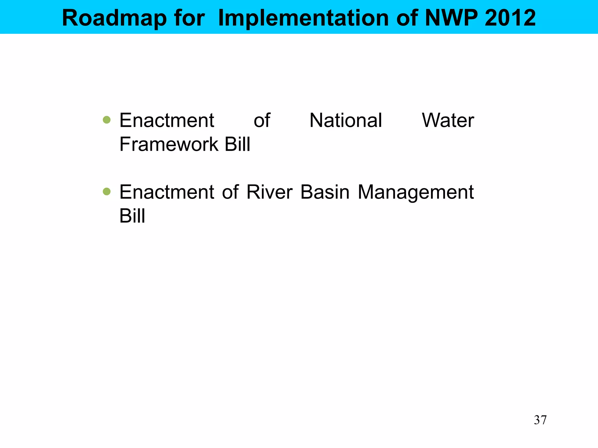 India's Water Policy and Strategy for Implementation | PPTX