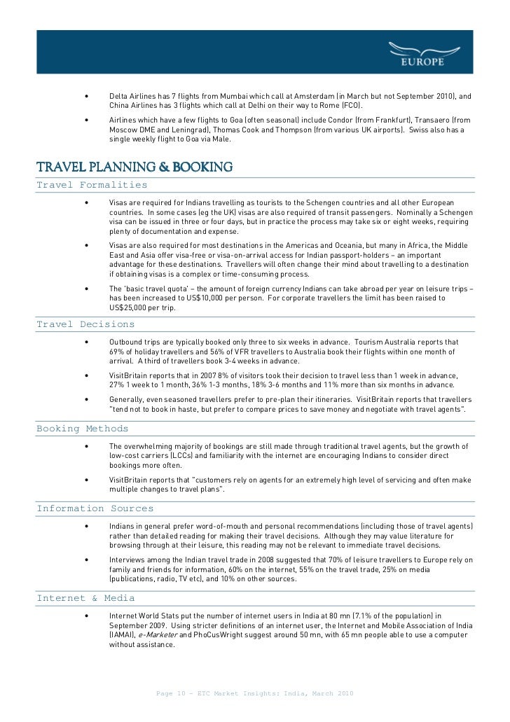 travel profile
