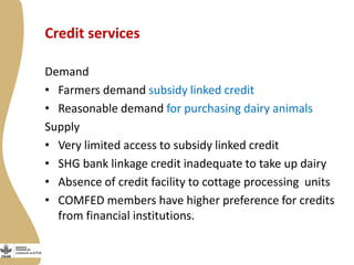 Smallholder dairy value chain situational analysis in Bihar, India