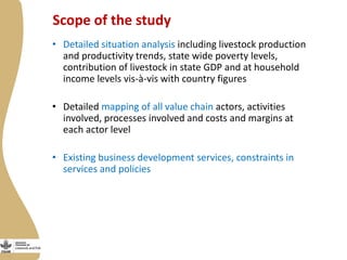 Smallholder dairy value chain situational analysis in Bihar, India