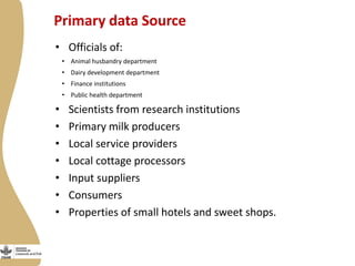 Smallholder dairy value chain situational analysis in Bihar, India