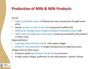 Smallholder dairy value chain situational analysis in Bihar, India