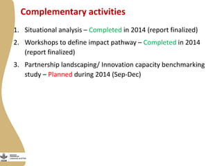 Update on the smallholder dairy value chain project in India 