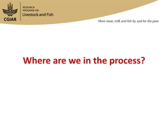 Update on the smallholder dairy value chain project in India 