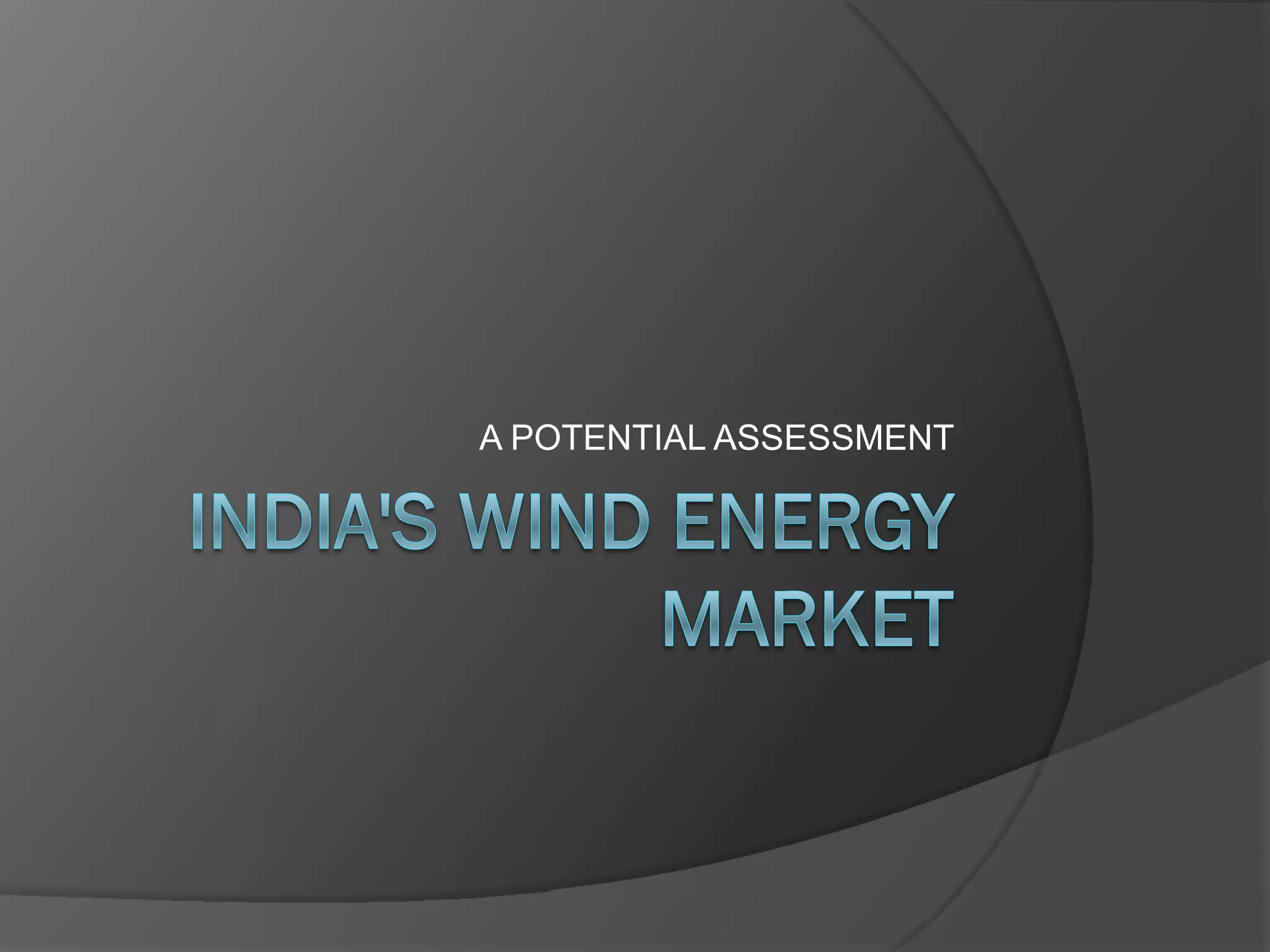 India's Wind Energy Market Potential