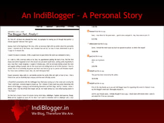 An IndiBlogger – A Personal Story 