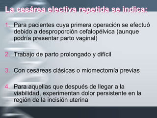 Indicacion De Cesarea
