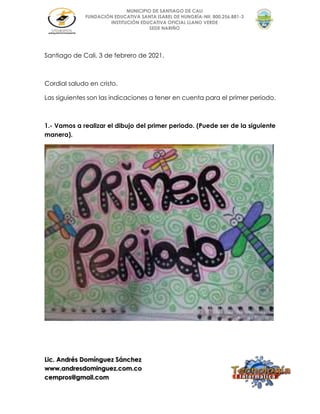 Indicaciones De Escritura Gratuitas Para Primer Grado