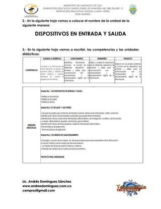 Indicaciones De Escritura Gratuitas Para Primer Grado