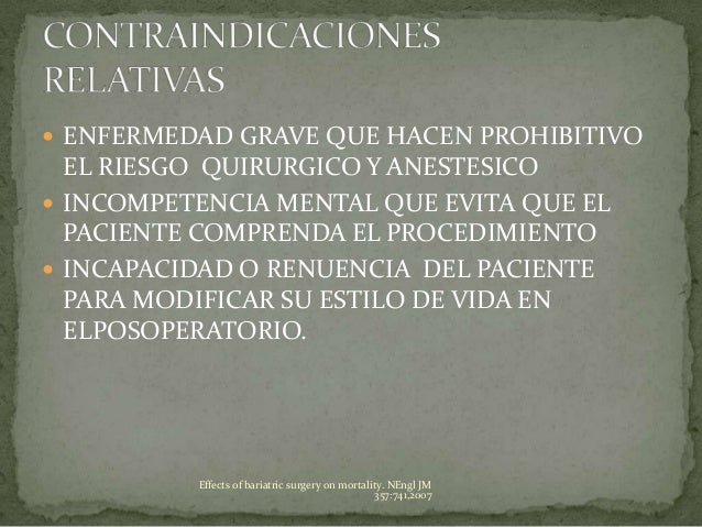 Indicaciones para corugia bariatrica Indicaciones para corugia bariatrica