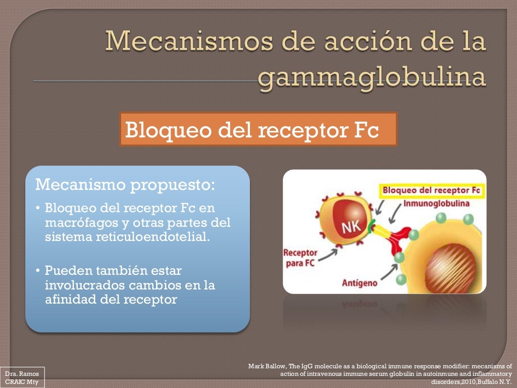 Indicaciones terapéuticas de la gammaglobulina Indicaciones terapéuticas de la gammaglobulina