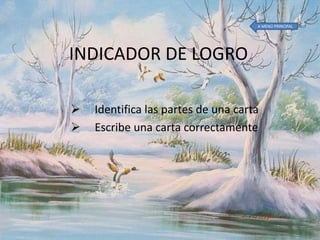 A MENÚ PRINCIPAL INDICADOR DE LOGRO ,[object Object]