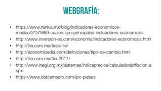 Indicadores de crecimiento económico