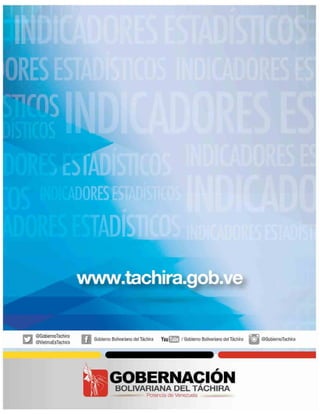 Indicadores estadísticos del Táchira 2015