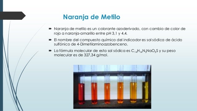 Indicadores del p h