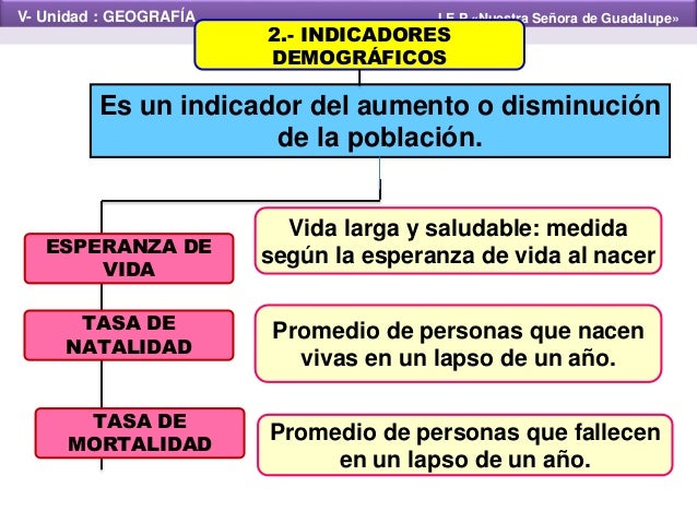 Indicadores demográficos