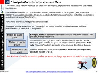 Meta Inatingivel Indicadores Desempenho e Métricas em TI v29 | PDF