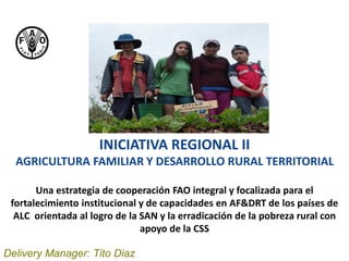 Iniciativas de la FAO para el Desarrollo Sostenible | PDF