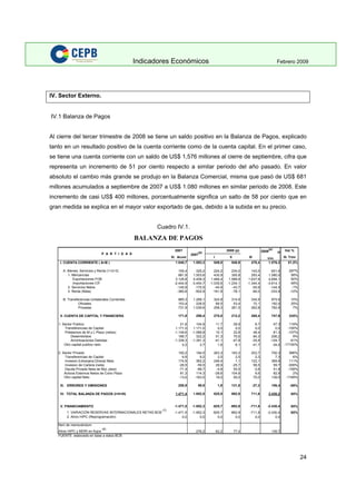 Indicadores Economicos 2009