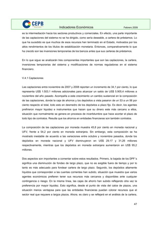 Indicadores Economicos 2009