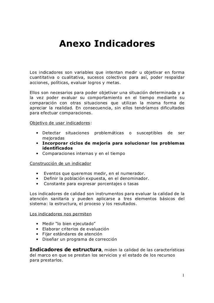 Indicadores gesitosn hospital