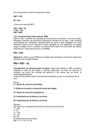 Indicadores MacroeconóMicos.