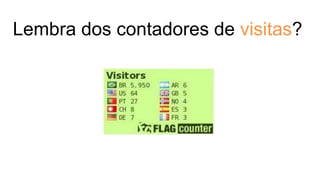 Lembra dos contadores de visitas?
 