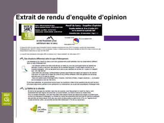 Les enquêtes d’opinionL’intérêtLes limitesMesure en temps réel de la fréquentation, de l’opinion globale sur une saisonPanel représentatif de l’offre en lits touristiques sur le massifEnquête rapideTiming média différent du timing « vacances » : les interviews se déroulent au moment des pics de fréquentation dans les hébergements ou BT.Concerne principalement les hébergeurs, manque de visibilité « à chaud » sur les activités/visitesManque d’éléments fiables confirmant ces opinions « à chaud »