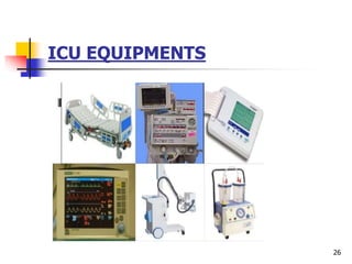 ICU EQUIPMENTS
26
 