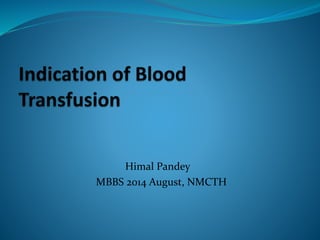 Himal Pandey
MBBS 2014 August, NMCTH
 