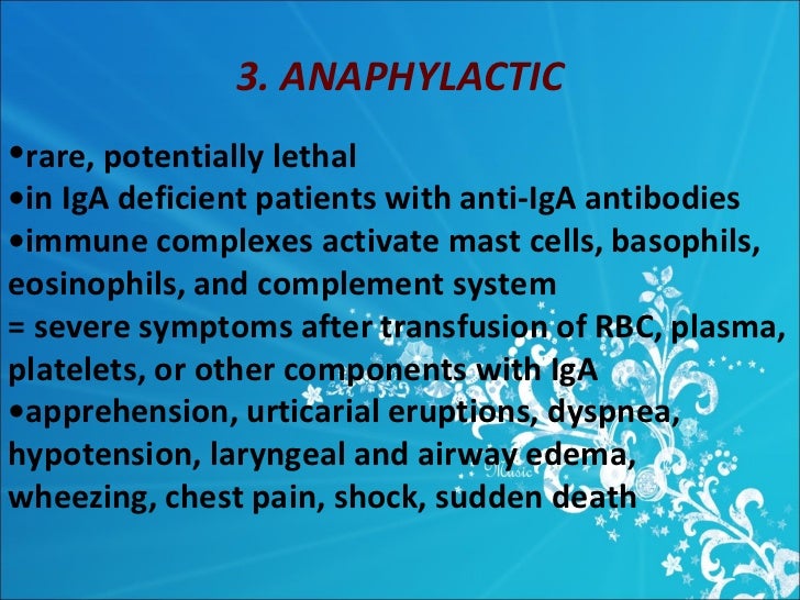 indications and complications of blood transfusion