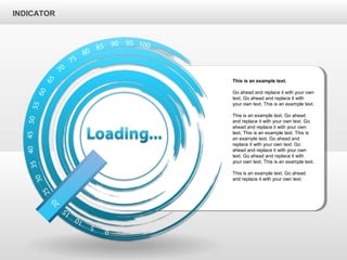 INDICATOR
This is an example text.
Go ahead and replace it with your own
text. Go ahead and replace it with
your own text. This is an example text.
This is an example text. Go ahead
and replace it with your own text. Go
ahead and replace it with your own
text. This is an example text. This is
an example text. Go ahead and
replace it with your own text. Go
ahead and replace it with your own
text. Go ahead and replace it with
your own text. This is an example text.
This is an example text. Go ahead
and replace it with your own text.
 