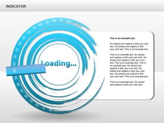 INDICATOR
This is an example text.
Go ahead and replace it with your own
text. Go ahead and replace it with
your own text. This is an example text.
This is an example text. Go ahead
and replace it with your own text. Go
ahead and replace it with your own
text. This is an example text. This is
an example text. Go ahead and
replace it with your own text. Go
ahead and replace it with your own
text. Go ahead and replace it with
your own text. This is an example text.
This is an example text. Go ahead
and replace it with your own text.
 