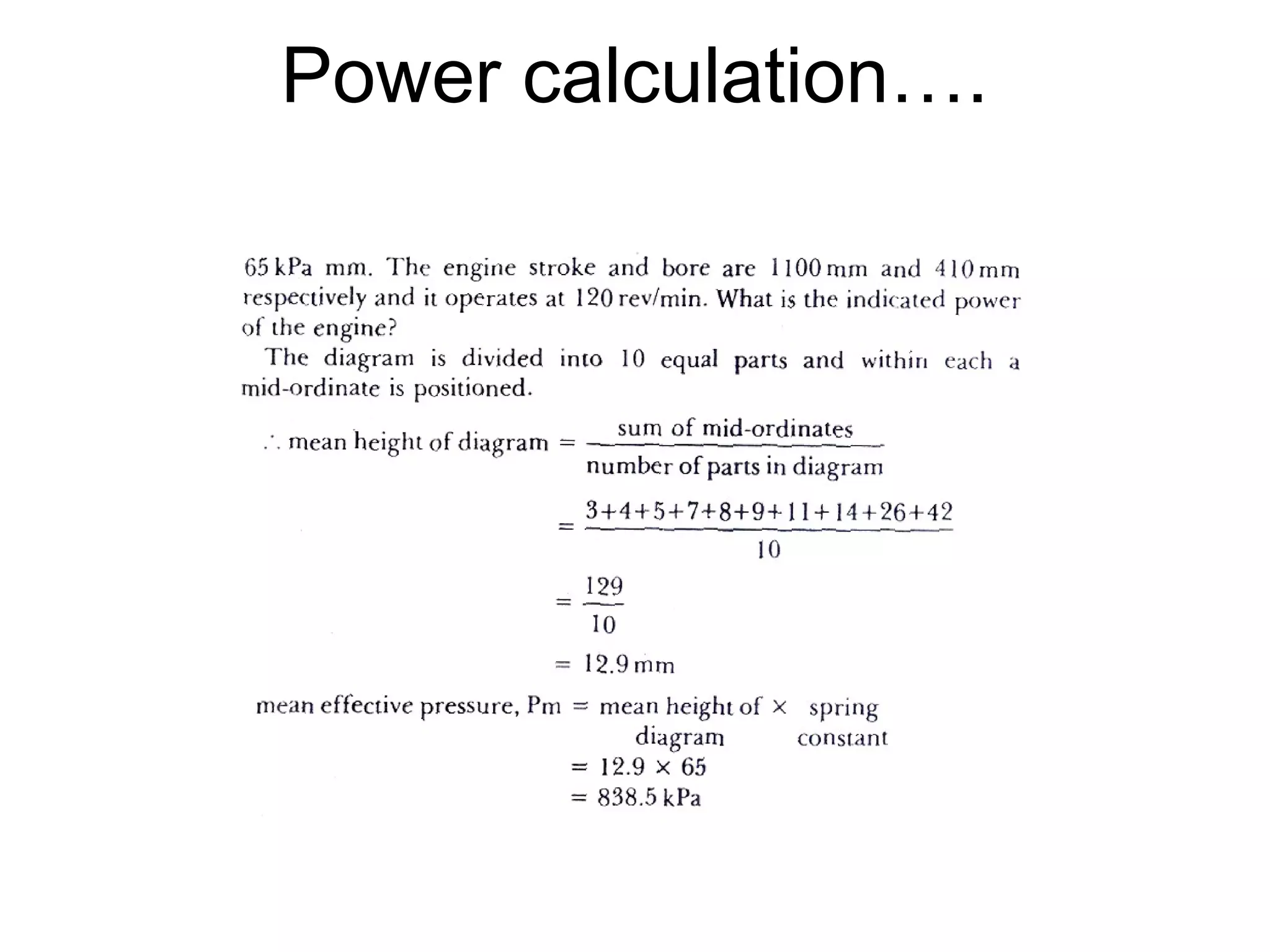 Power calculation….
 