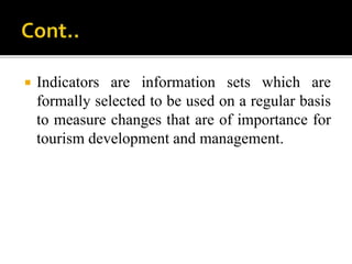 Indicators of Sustainable Tourism Development and Management.pptx