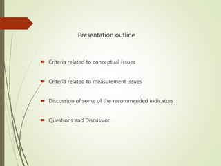 Indicators of gendered control over agricultural resources