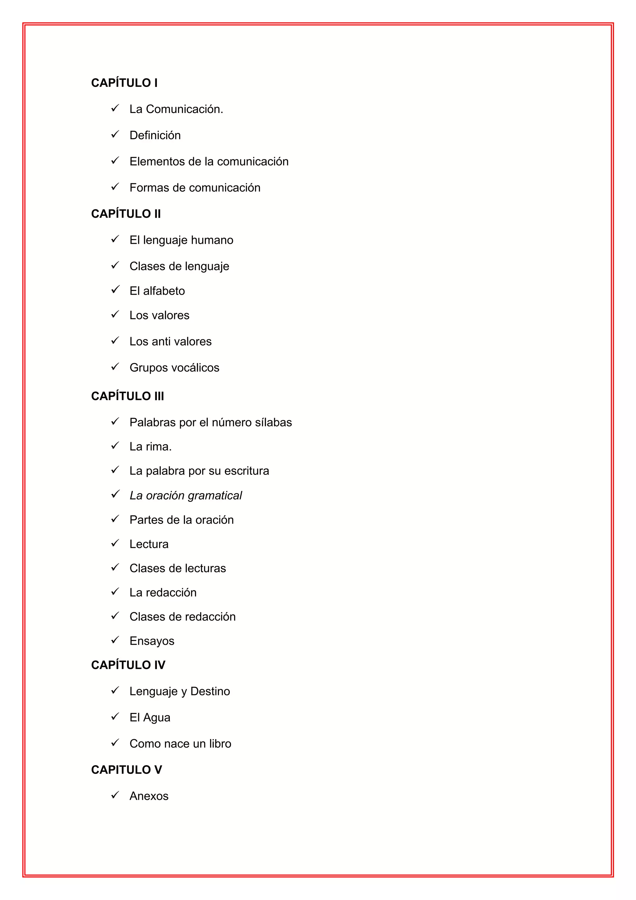 ejemplo de Indice | DOC