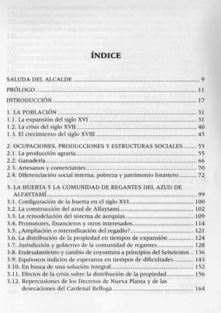 Indice de almoradi en la edad moderna