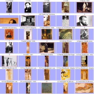 Indice de Las colecciones Gustav Klimt