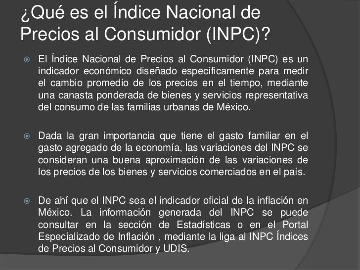 Indice de precios al consumidor