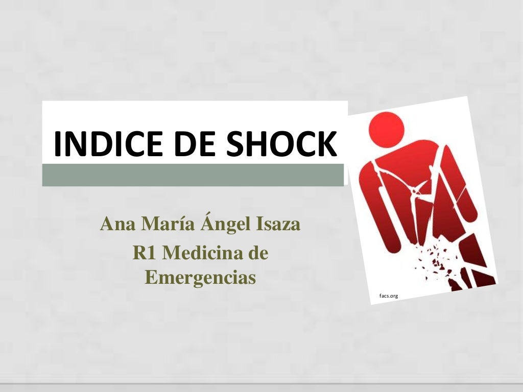 Indice de shock, shock index, trauma