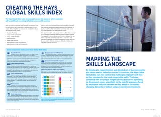 4 | The Hays Global Skills Index 2013 The Hays Global Skills Index 2013 | 5
Creating the Hays
Global Skills Index
The Hays...