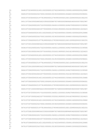 01 0448197303400002614011002000001327452540000013300811600000209120880
#
01 0449197303500002563700013000001301903500000013044815300000205096001
#
01 0450197303600002519778189000001279599030000012821328900000201582255
#
01 0451197304100000885662339000000887927680000008896859600000070852987
#
01 0452197304200002691732255000001366921120000013696278900000215338580
#
01 0453197304300002665307793000001353502190000013561823900000213224623
#
01 0454197304400002614011002000001327452540000013300811600000209120880
#
01 0455197304500002563700013000001301903500000013044815300000205096001
#
01 0456197304600002519778189000001279599030000012821328900000201582255
#
01 0457197305100000885662339000000887927680000008896859600000070852987
#
01 0458197305200002691732255000001366921120000013696278900000215338580
#
01 0459197305300002665307793000001353502190000013561823900000213224623
#
01 0460197305400002614011002000001327452540000013300811600000209120880
#
01 0461197305500002563700013000001301903500000013044815300000205096001
#
01 0462197305600002519778189000001279599030000012821328900000201582255
#
01 0463197306100000885662339000000887927680000008896859600000070852987
#
01 0464197306200002691732255000001366921120000013696278900000215338580
#
01 0465197306300002665307793000001353502190000013561823900000213224623
#
01 0466197306400002614011002000001327452540000013300811600000209120880
#
01 0467197306500002563700013000001301903500000013044815300000205096001
#
01 0468197306600002519778189000001279599030000012821328900000201582255
#
01 0469197307100000885662339000000887927680000008896859600000070852987
#
01 0470197307200002691732255000001366921120000013696278900000215338580
#
01 0471197307300002665307793000001353502190000013561823900000213224623
#
01 0472197307400002614011002000001327452540000013300811600000209120880
#
01 0473197307500002563700013000001301903500000013044815300000205096001
#
01 0474197307600002519778189000001279599030000012821328900000201582255
#
01 0475197308100000885662339000000887927680000008896859600000070852987
#
01 0476197308200002691732255000001366921120000013696278900000215338580
#
01 0477197308300002665307793000001353502190000013561823900000213224623
#
01 0478197308400002614011002000001327452540000013300811600000209120880
#
01 0479197308500002563700013000001301903500000013044815300000205096001
#
 