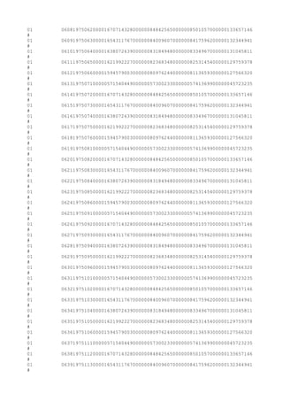 01 0608197506200001670714328000000848425650000008501057000000133657146
#
01 0609197506300001654311767000000840096070000008417596200000132344941
#
01 0610197506400001638072639000000831849480000008334967000000131045811
#
01 0611197506500001621992227000000823683480000008253145400000129759378
#
01 0612197506600001594579003000000809762440000008113659300000127566320
#
01 0613197507100000571540449000000573002330000005741369900000045723235
#
01 0614197507200001670714328000000848425650000008501057000000133657146
#
01 0615197507300001654311767000000840096070000008417596200000132344941
#
01 0616197507400001638072639000000831849480000008334967000000131045811
#
01 0617197507500001621992227000000823683480000008253145400000129759378
#
01 0618197507600001594579003000000809762440000008113659300000127566320
#
01 0619197508100000571540449000000573002330000005741369900000045723235
#
01 0620197508200001670714328000000848425650000008501057000000133657146
#
01 0621197508300001654311767000000840096070000008417596200000132344941
#
01 0622197508400001638072639000000831849480000008334967000000131045811
#
01 0623197508500001621992227000000823683480000008253145400000129759378
#
01 0624197508600001594579003000000809762440000008113659300000127566320
#
01 0625197509100000571540449000000573002330000005741369900000045723235
#
01 0626197509200001670714328000000848425650000008501057000000133657146
#
01 0627197509300001654311767000000840096070000008417596200000132344941
#
01 0628197509400001638072639000000831849480000008334967000000131045811
#
01 0629197509500001621992227000000823683480000008253145400000129759378
#
01 0630197509600001594579003000000809762440000008113659300000127566320
#
01 0631197510100000571540449000000573002330000005741369900000045723235
#
01 0632197510200001670714328000000848425650000008501057000000133657146
#
01 0633197510300001654311767000000840096070000008417596200000132344941
#
01 0634197510400001638072639000000831849480000008334967000000131045811
#
01 0635197510500001621992227000000823683480000008253145400000129759378
#
01 0636197510600001594579003000000809762440000008113659300000127566320
#
01 0637197511100000571540449000000573002330000005741369900000045723235
#
01 0638197511200001670714328000000848425650000008501057000000133657146
#
01 0639197511300001654311767000000840096070000008417596200000132344941
#
 