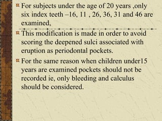 DENTAL INDICES INTRODUCTION USES CLASSIFICATION | PPT
