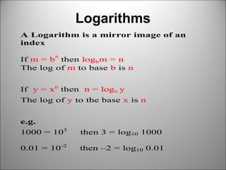 Logarithms 