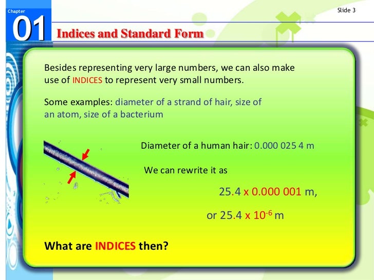 indices and standard form standard form 86a