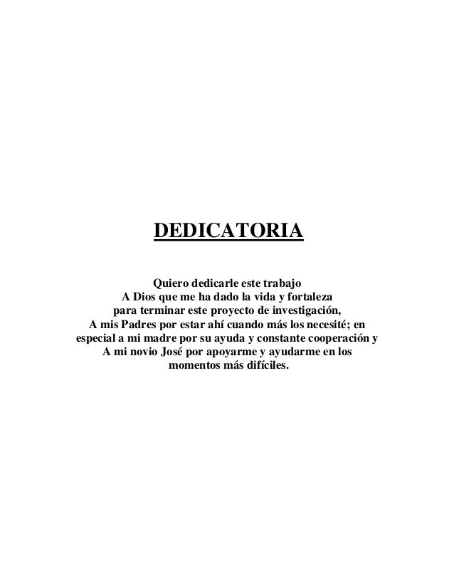 Dedicatoria monografia