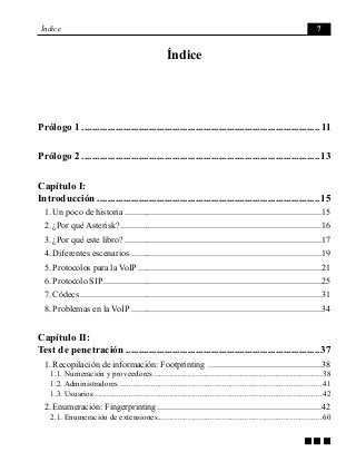 g g g
Índice 7
Índice
Prólogo 1..............................................................................................